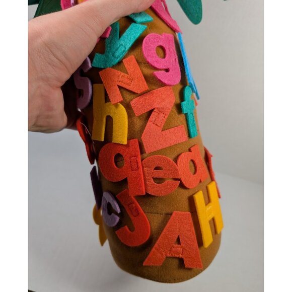 Lakeshore Chicka Chicka Boom Boom Soft Sewn Activity Tree MISSING 3 LETTERS - Picture 2 of 6